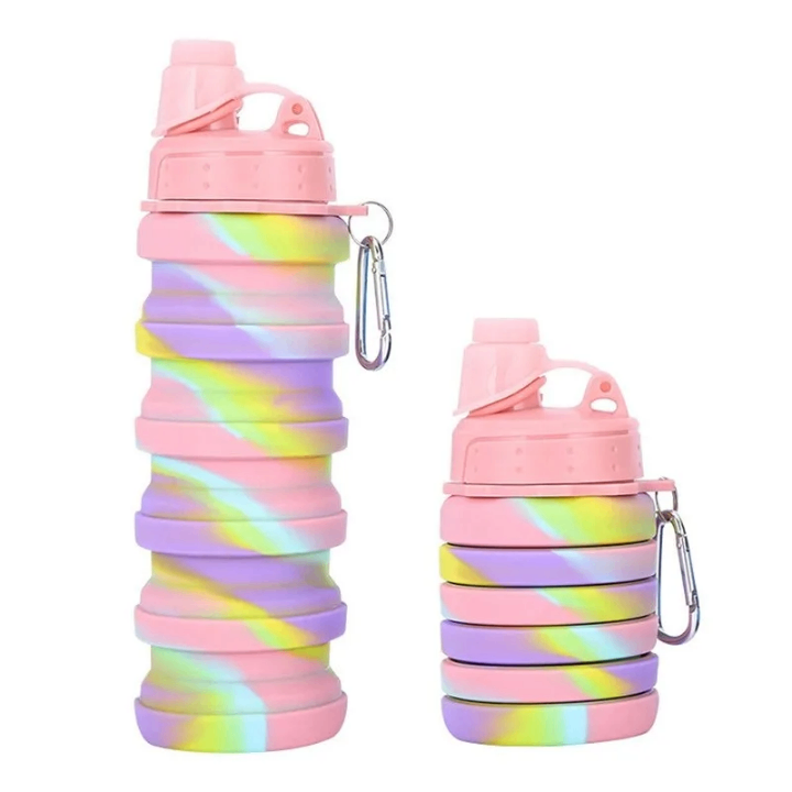Bouteille d'eau pliable silicone