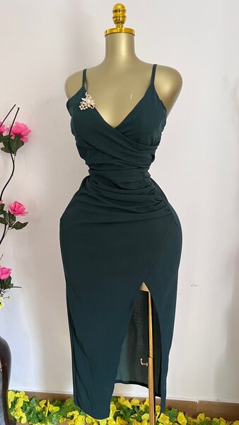 Robe Émeraude  Élégante