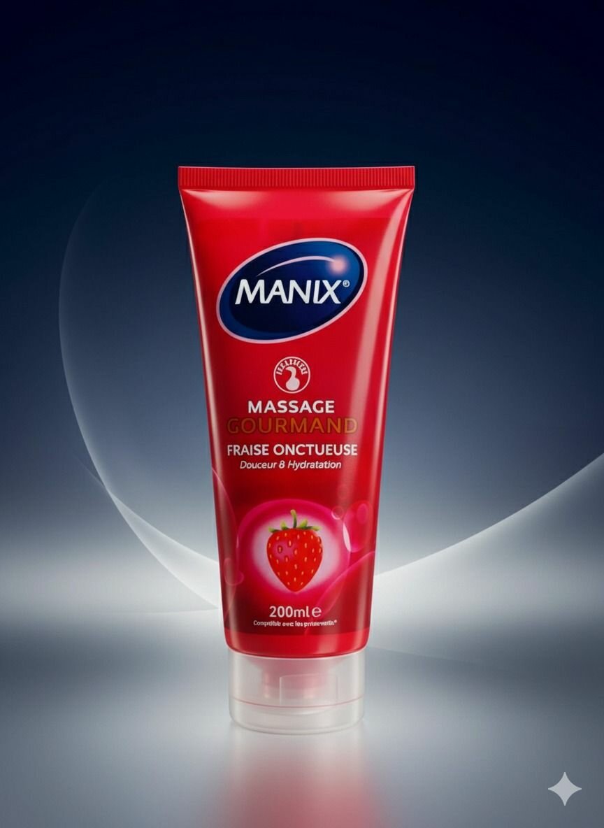 Manix Lubrifiant Fraise 200ml