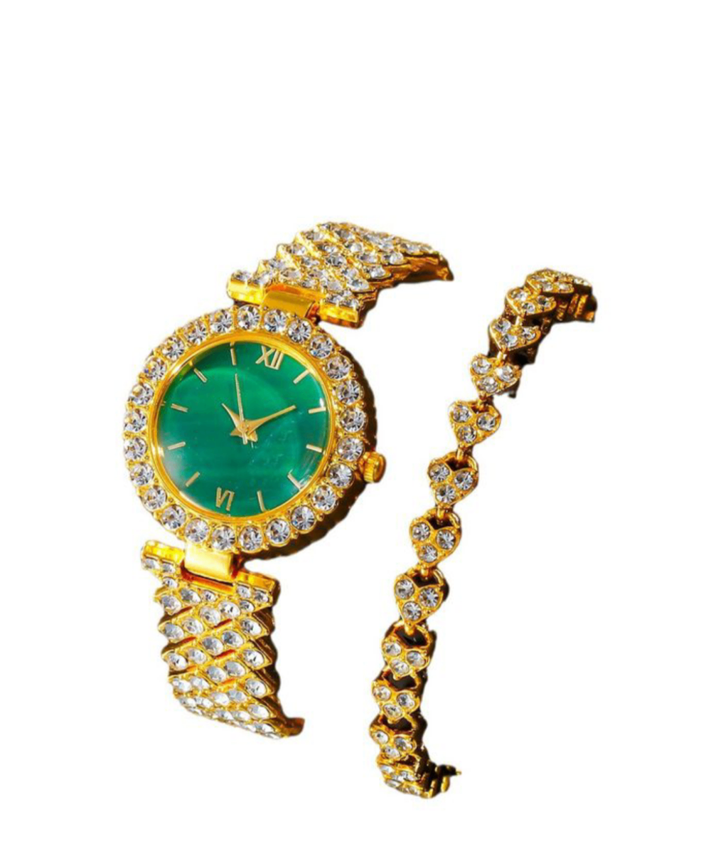 Montre à quartz femme or