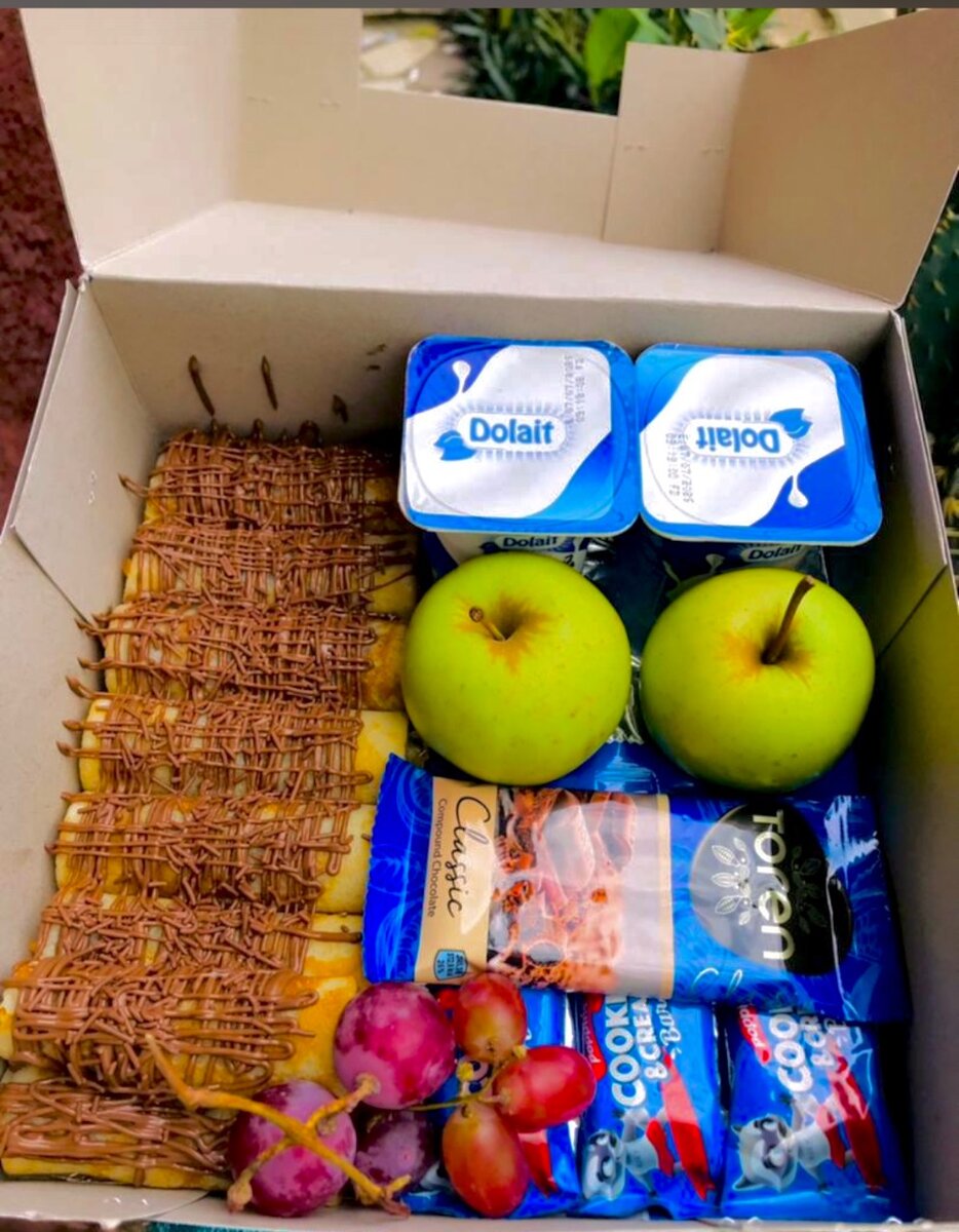 Boxe de crêpes au chocolat