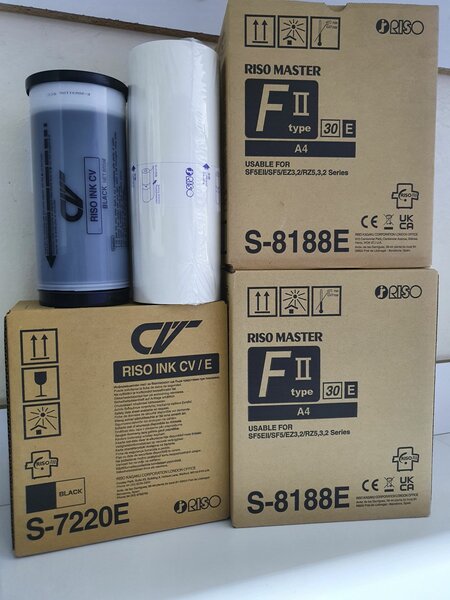 Riso inks and Master(Original)