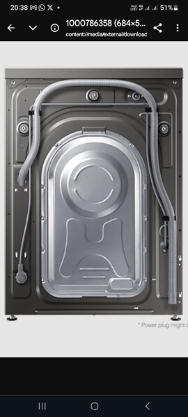 SAMSUNG 8KG FRONT LOAD WASHING MACHINE