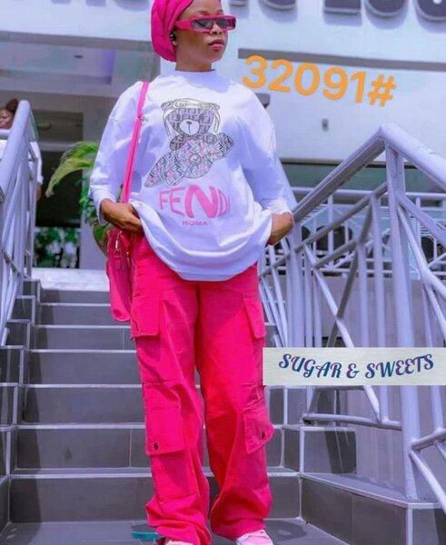 Ladies top and down available