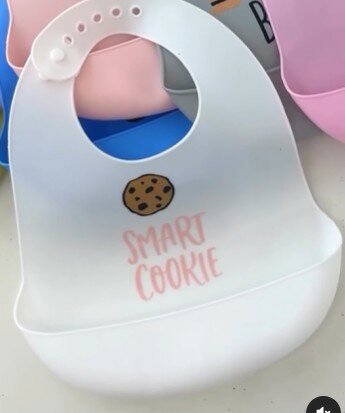 Силиконовый слюнявчик