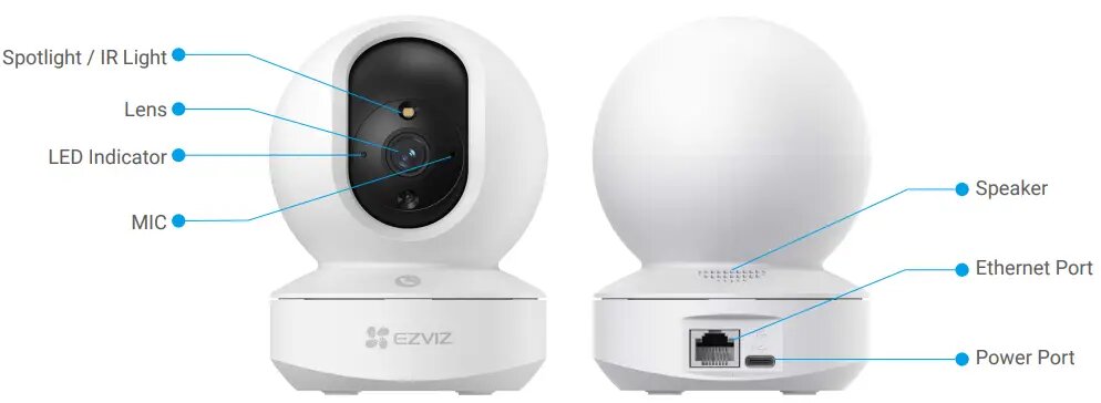 Caméra de Sécurité 360° WiFi