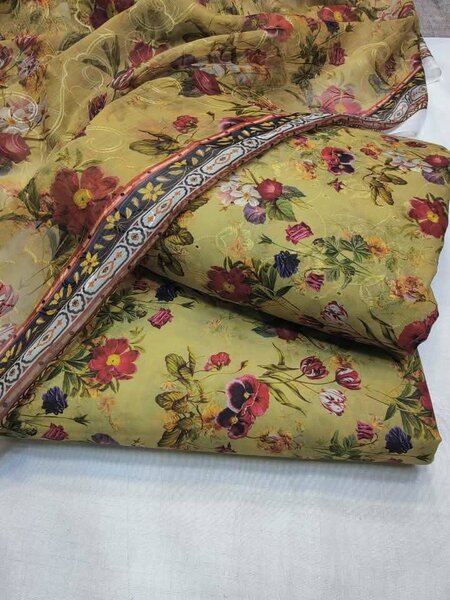 Printed lawn suit