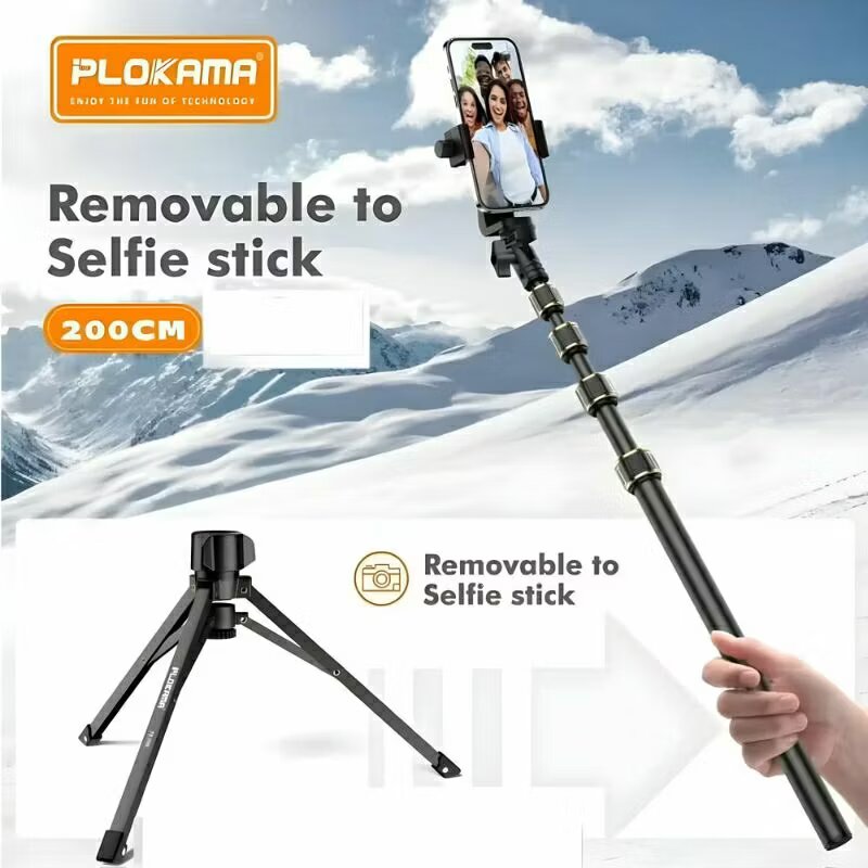 PLOKAMA PK998 Profesional Selfie Photograph Tripod Mono
