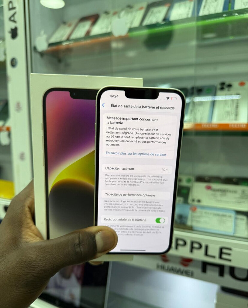 iPhone 14- 256 GO Blanc