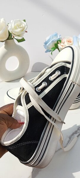 Black & white sneakers