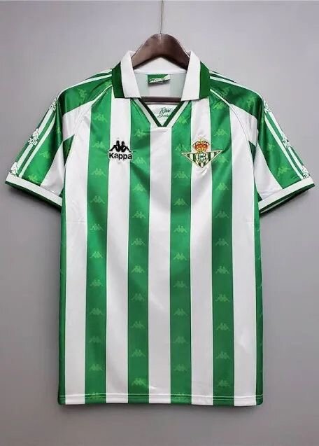 Maillot de Football Vert Rayé