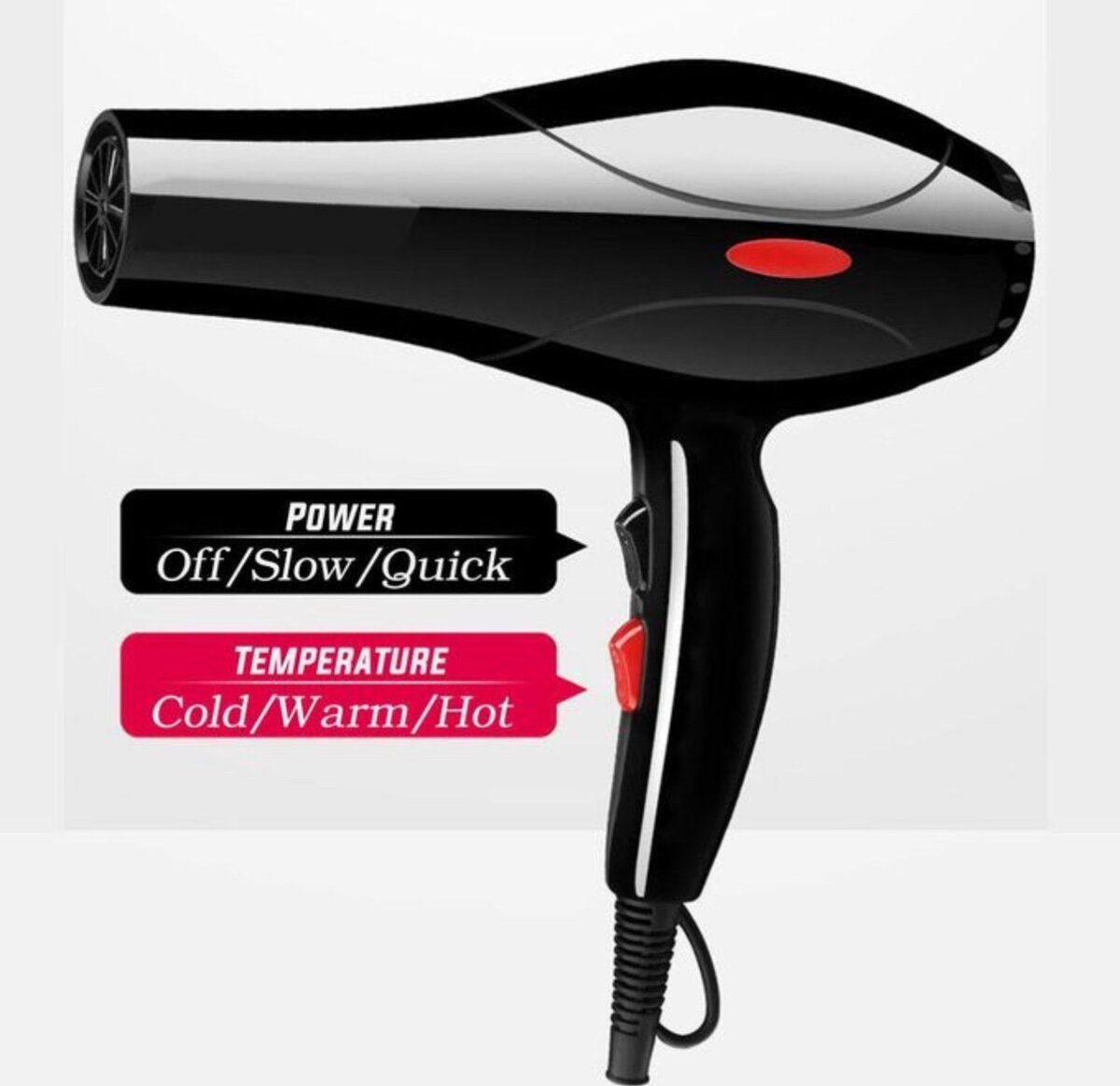 220V 2200W Professional Hairdressing Salon Hair Dryer Cold