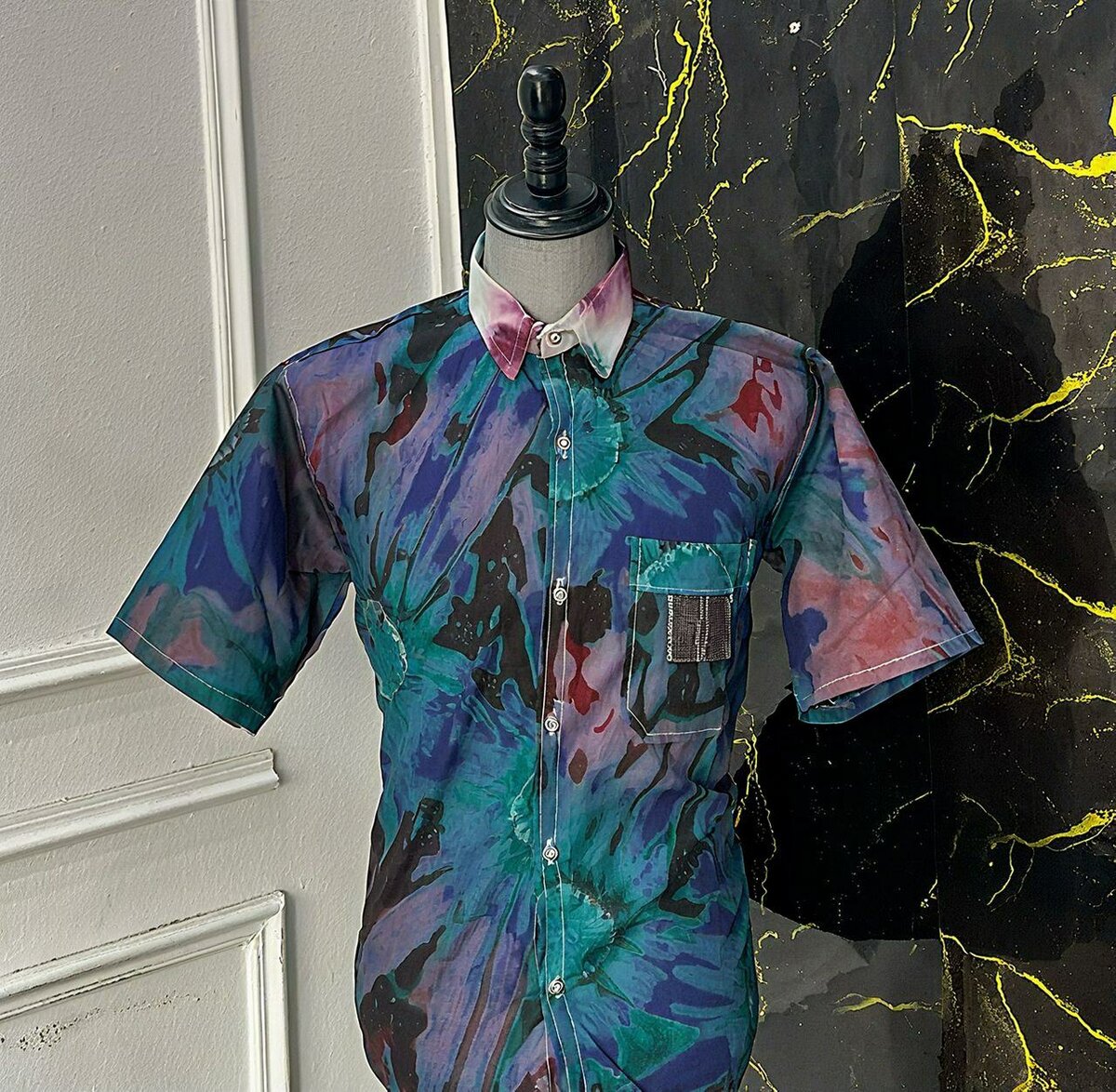 Chemises indigo mode africaine