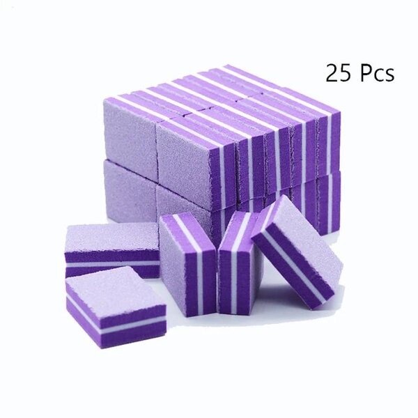 Bloc de polissage ongles 25 pcs