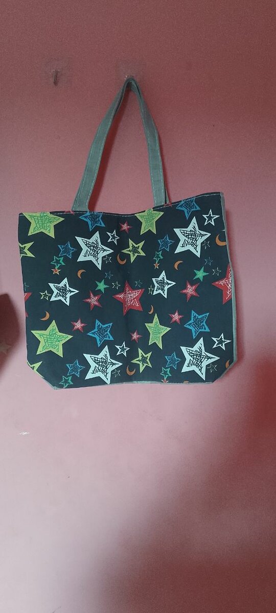 Sac cabas étoilé coloré