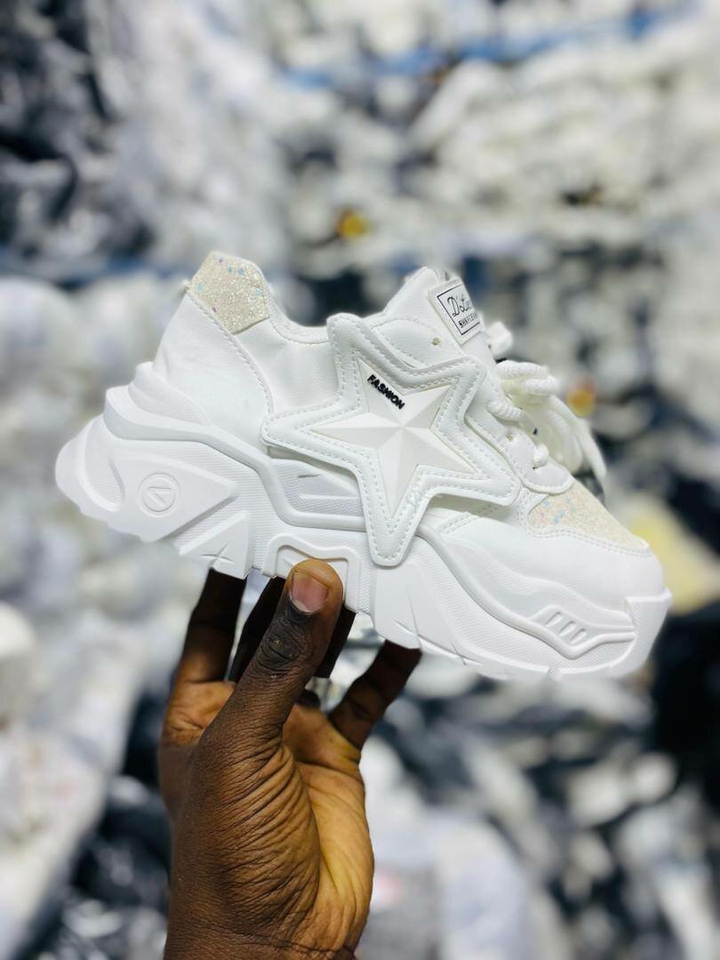 Baskets Blanc Étoile