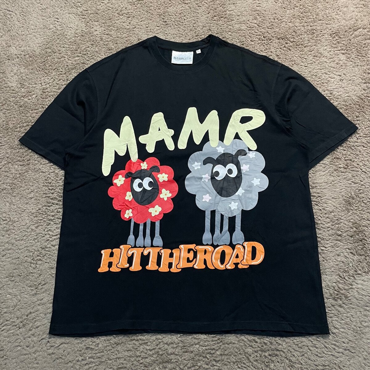 T-Shirt Noir Illustré MAMR