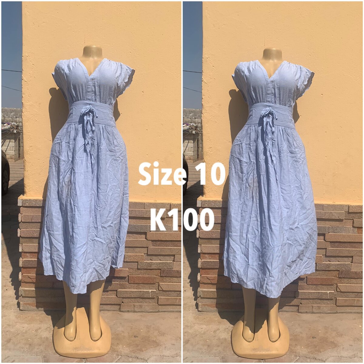 Dress loose, lavender color, size 10