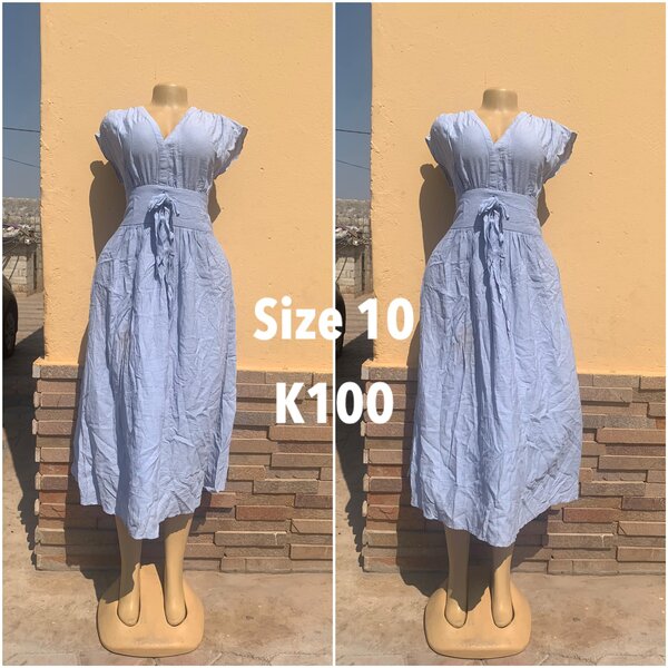 Dress loose, lavender color, size 10
