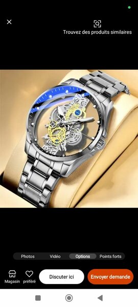 Montre Squelette Luxe