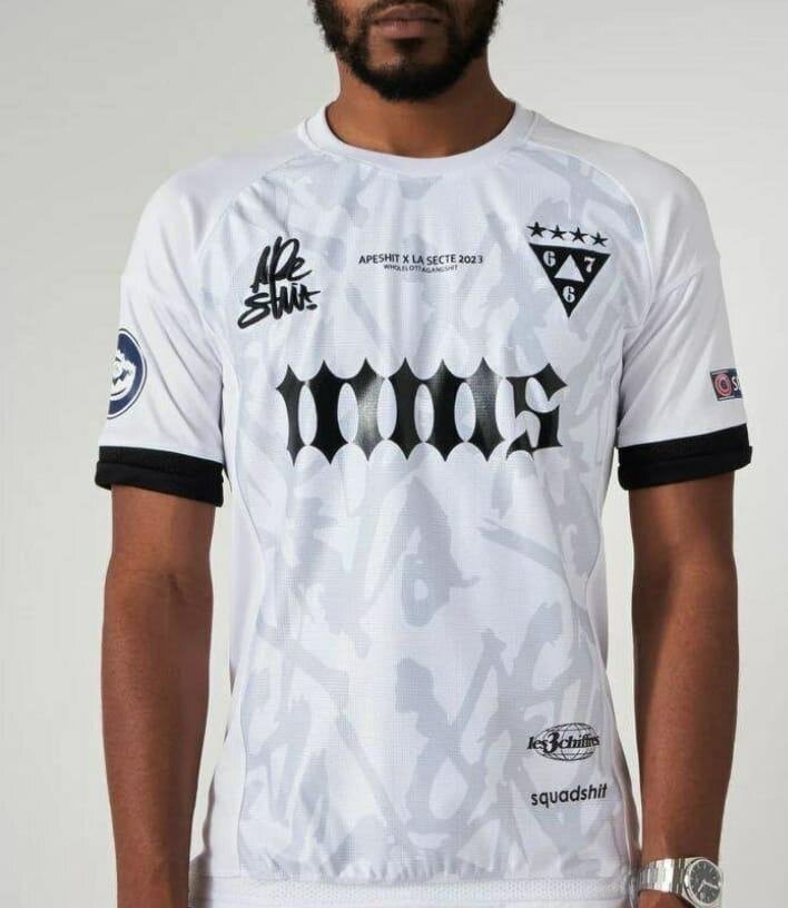 Maillot de football blanc homme