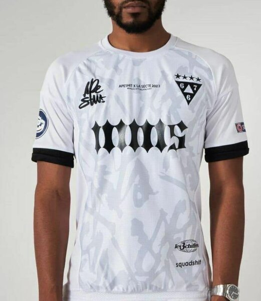 Maillot de football blanc homme