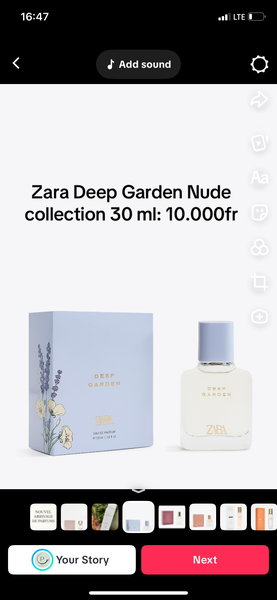 Zara Perfume Collection 30ml