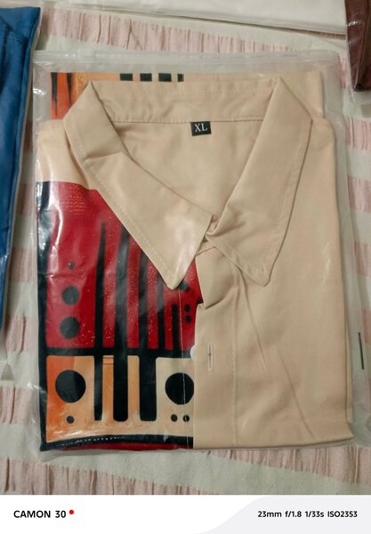 Chemise Homme Art Abstrait XL