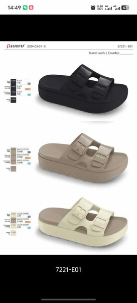 Sandales à plateforme confort