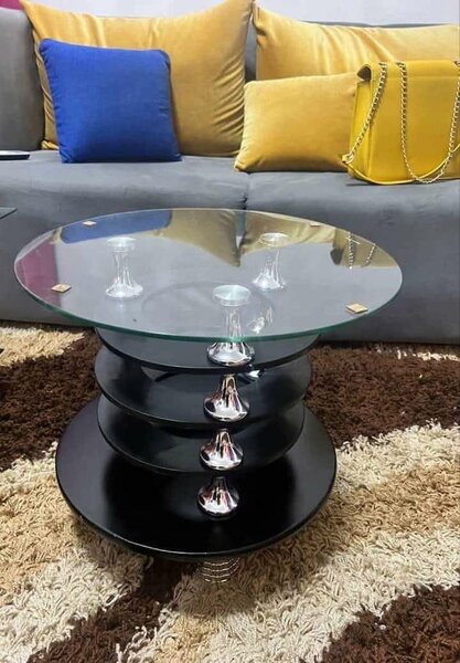 Table basse moderne en verre