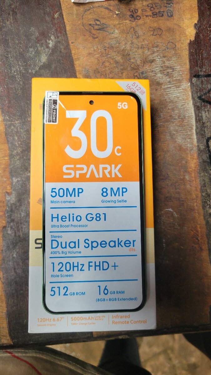 TECNO SPARK 30C 512GB 16GB RAM