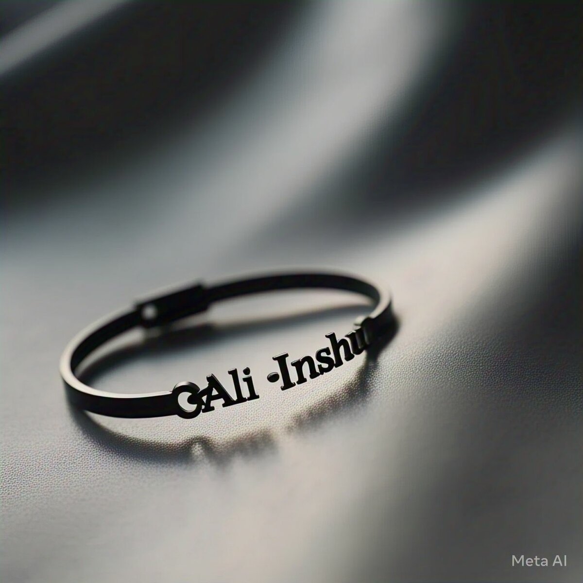 Couple name bracelet