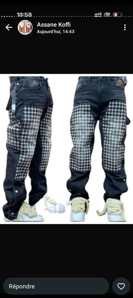 Pantalons cargo à carreaux