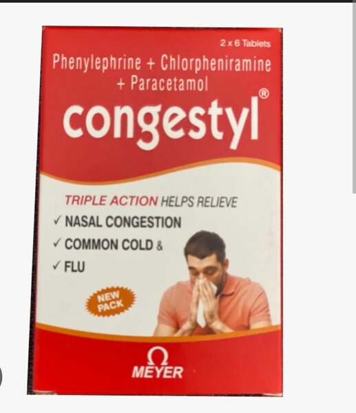 Congestyl tablet and syrup
