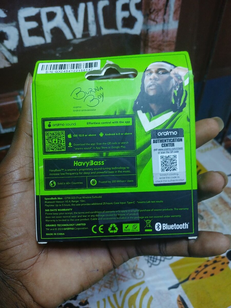 Oreillettes Bluetooth Oraimo