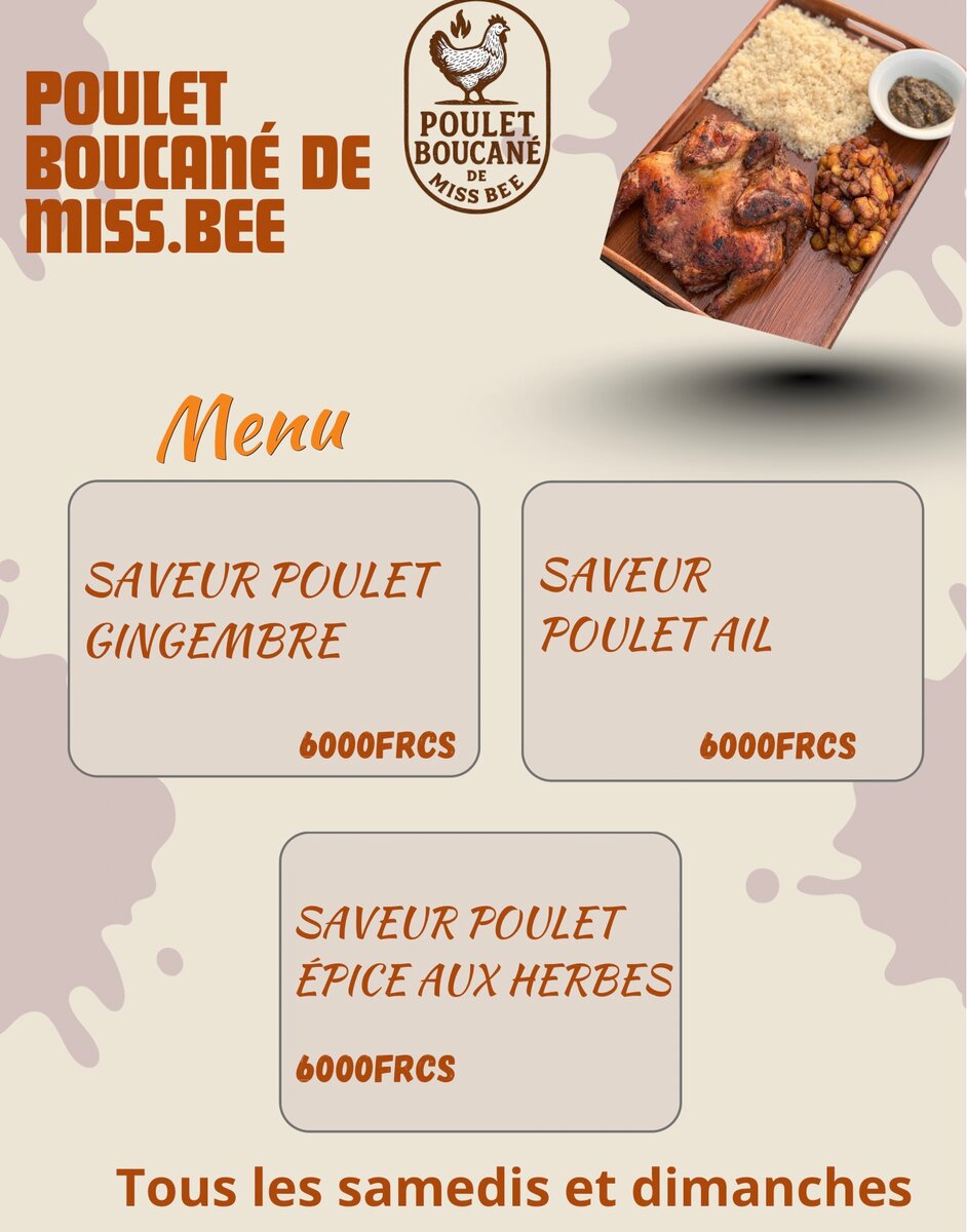 Poulet Boucané de Miss.Bee