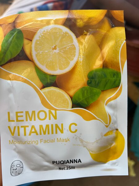 Masque Visage Citron Vitamine C