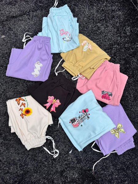 Colorful Embroidered Pants