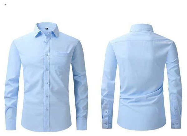 Chemise homme slim bleu ciel