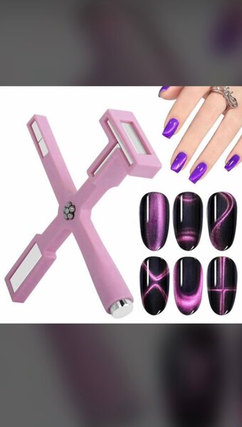 Bâtonnet Magnétique Nail Art 5 en 1