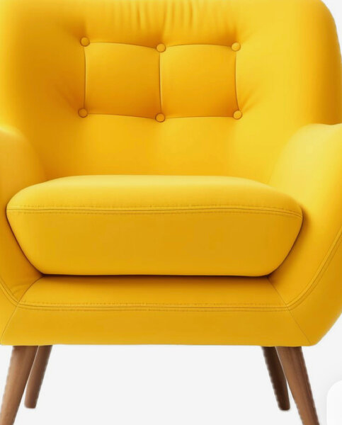 Fauteuil moderne en velours