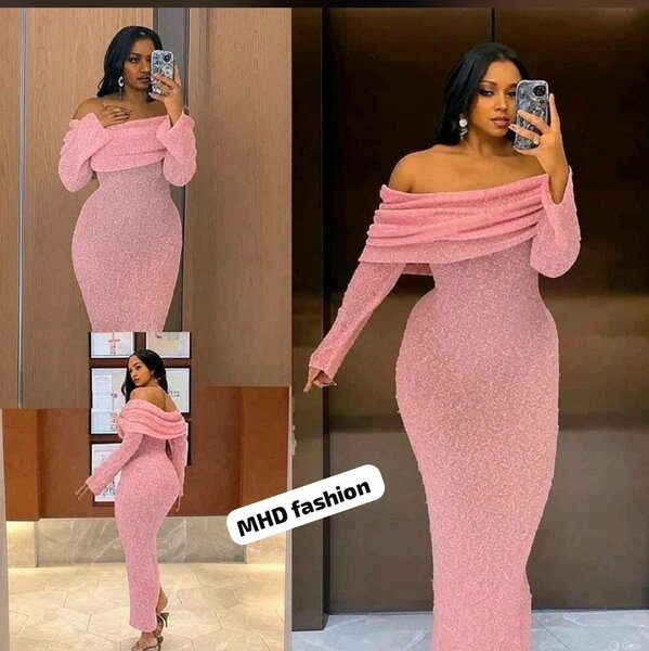 Robe Épaule Nue Élégante