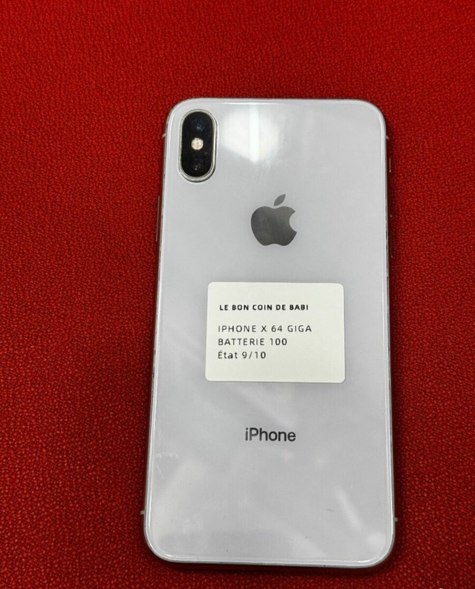 iPhone X 64 Go État 9/10