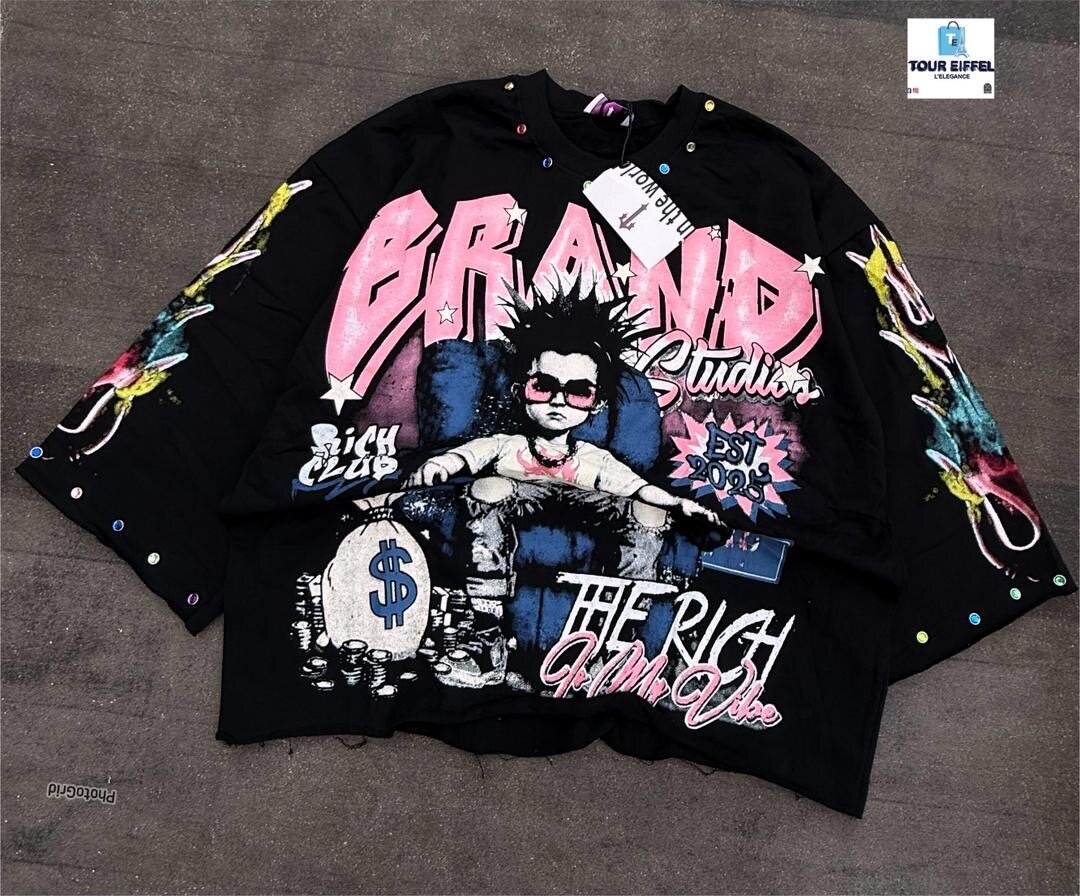 T-shirt oversize graphique