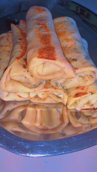 Crêpes roulées gourmandes