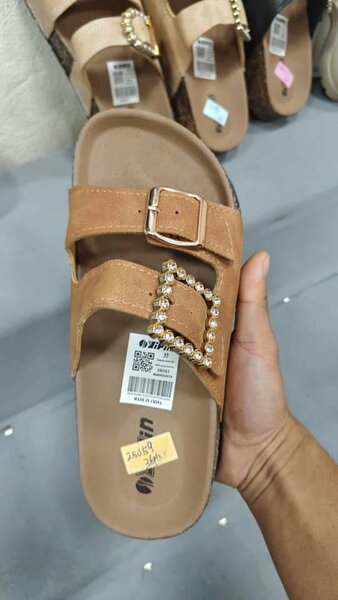 Sandales confort en cuir