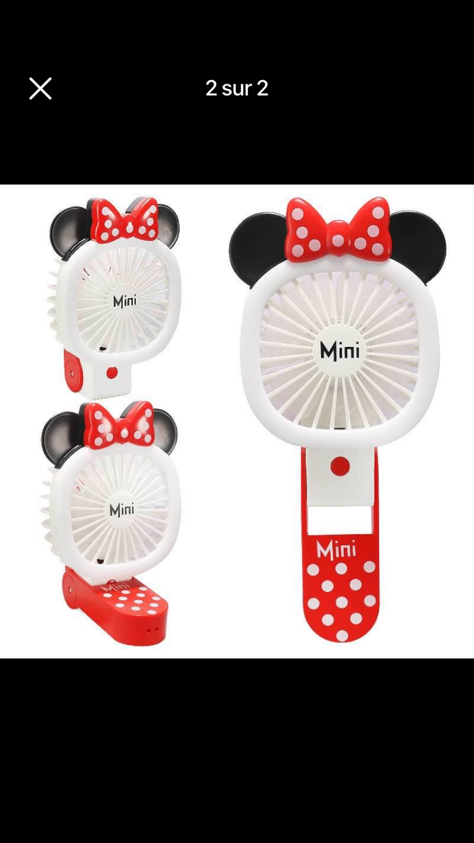 Mini ventilateur rechargeable