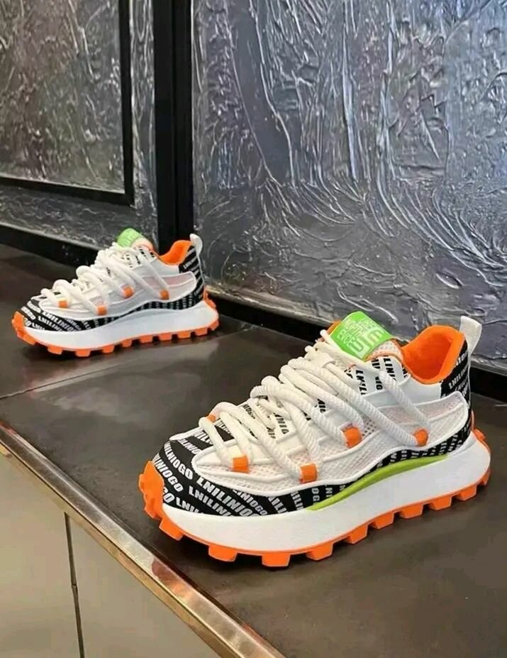 Baskets tendance homme colorées