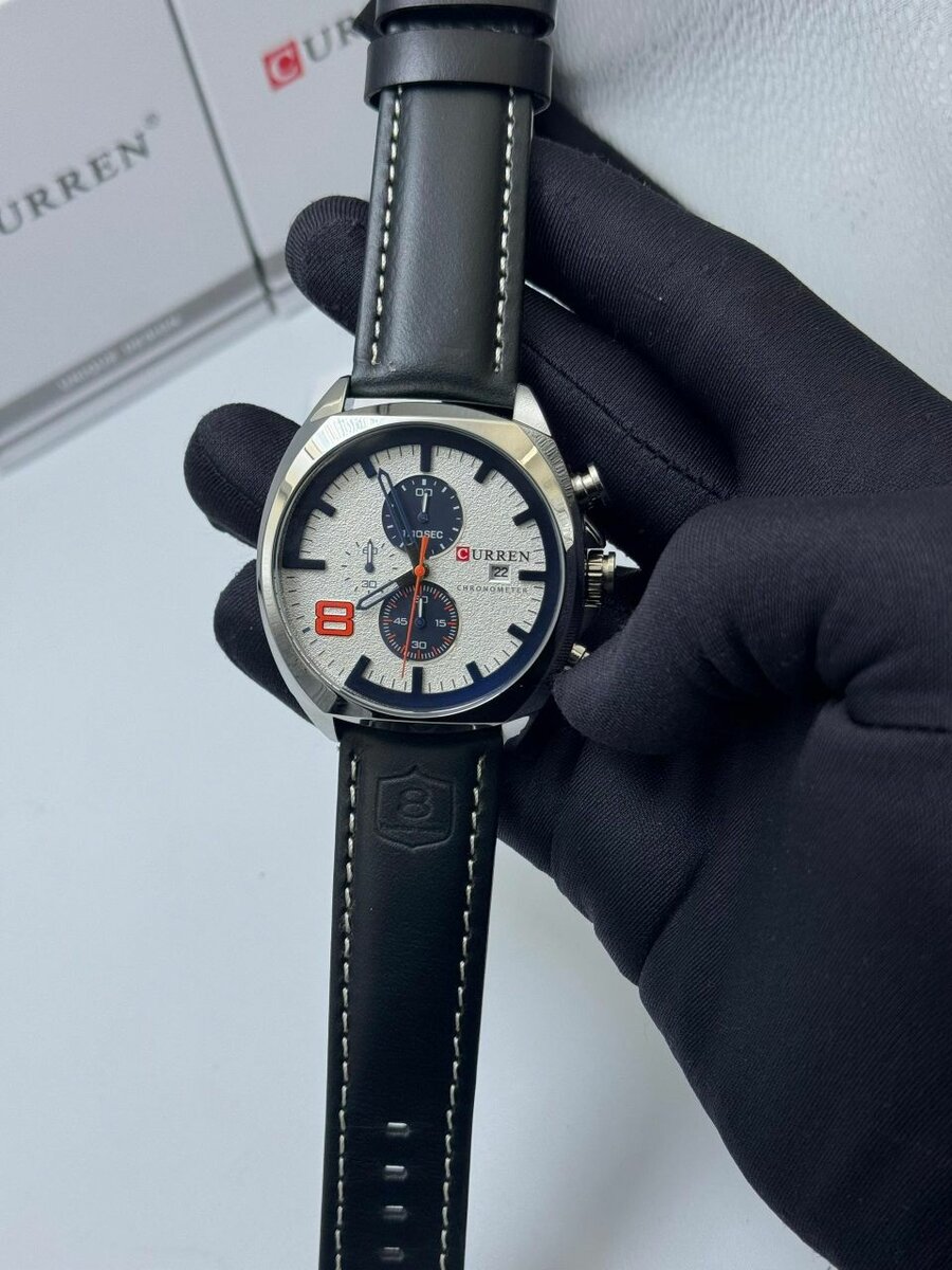 Montre Homme Chronographe Elégante Currren