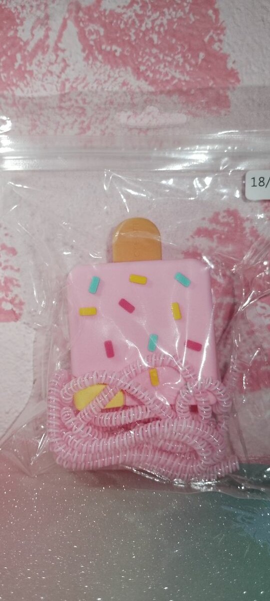 Protège chargeur glace rose